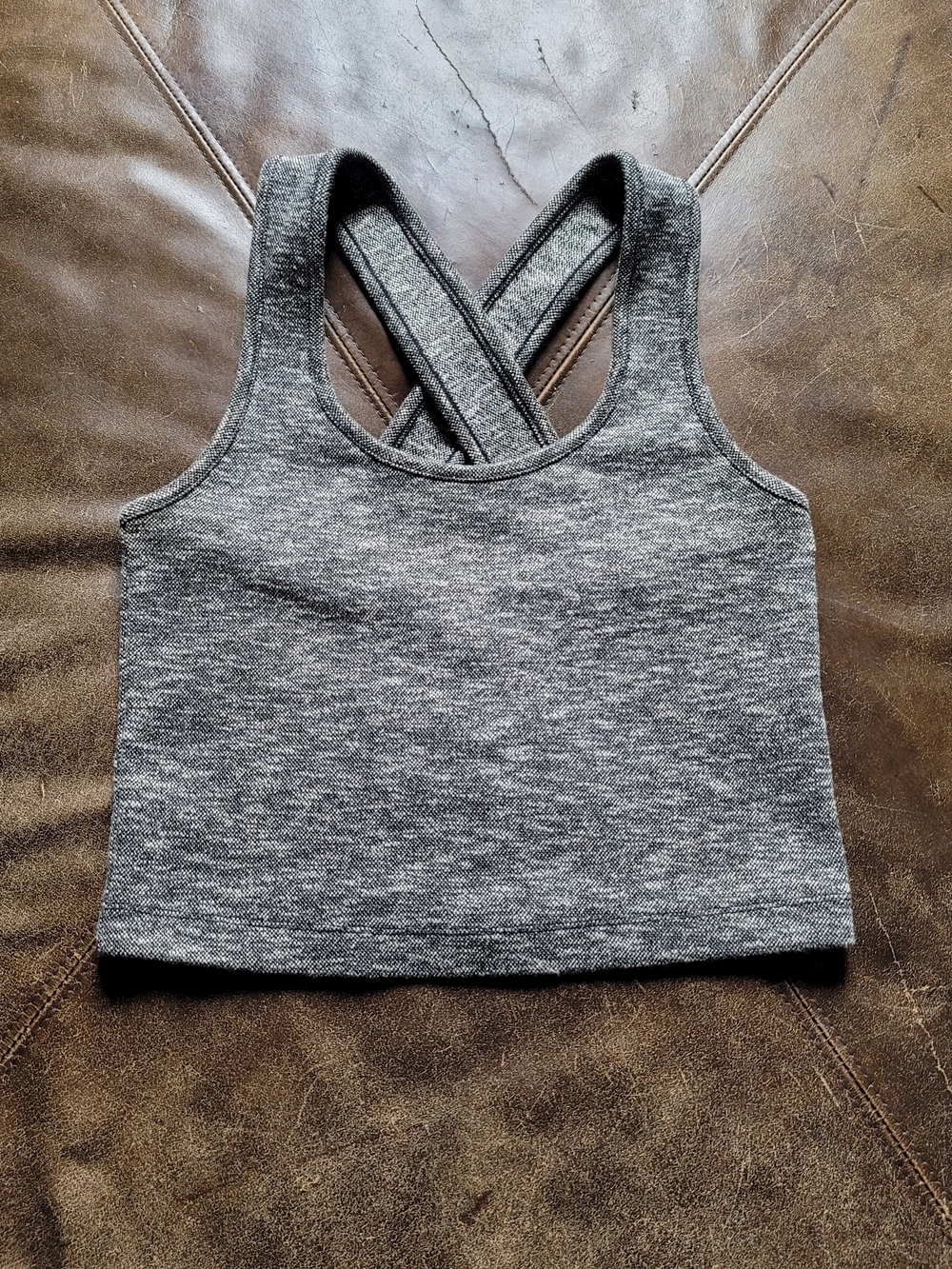 Madewell Heather Gray Knit Top